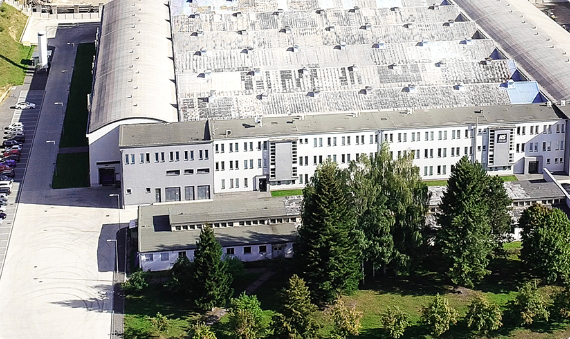 výrobný závod HS zo vzduchu