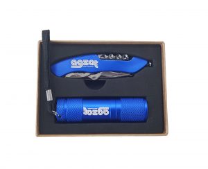 set of LED torch and pocket knife