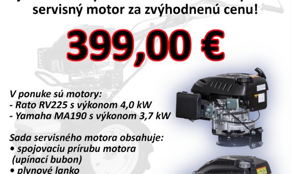 jarná akcia 2022 servisné motory