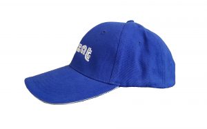 blue cap_from a side